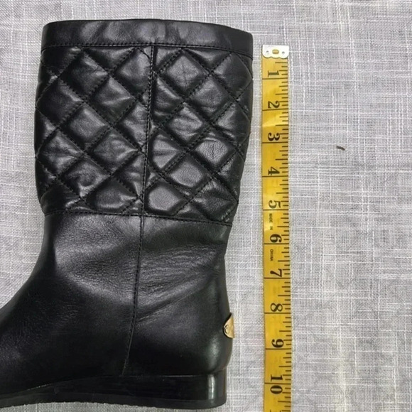 Michael Kors black leather boots size 5 1/2 - Picture 9 of 11